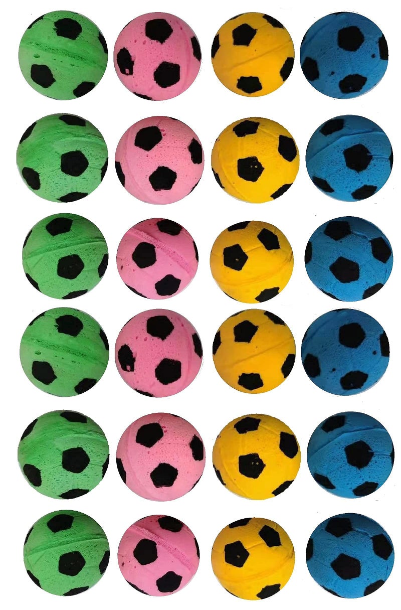 SHUYUE Foam Soccer Balls Cat Toys (Balls Cat Toys (24pcs)) - Image 1